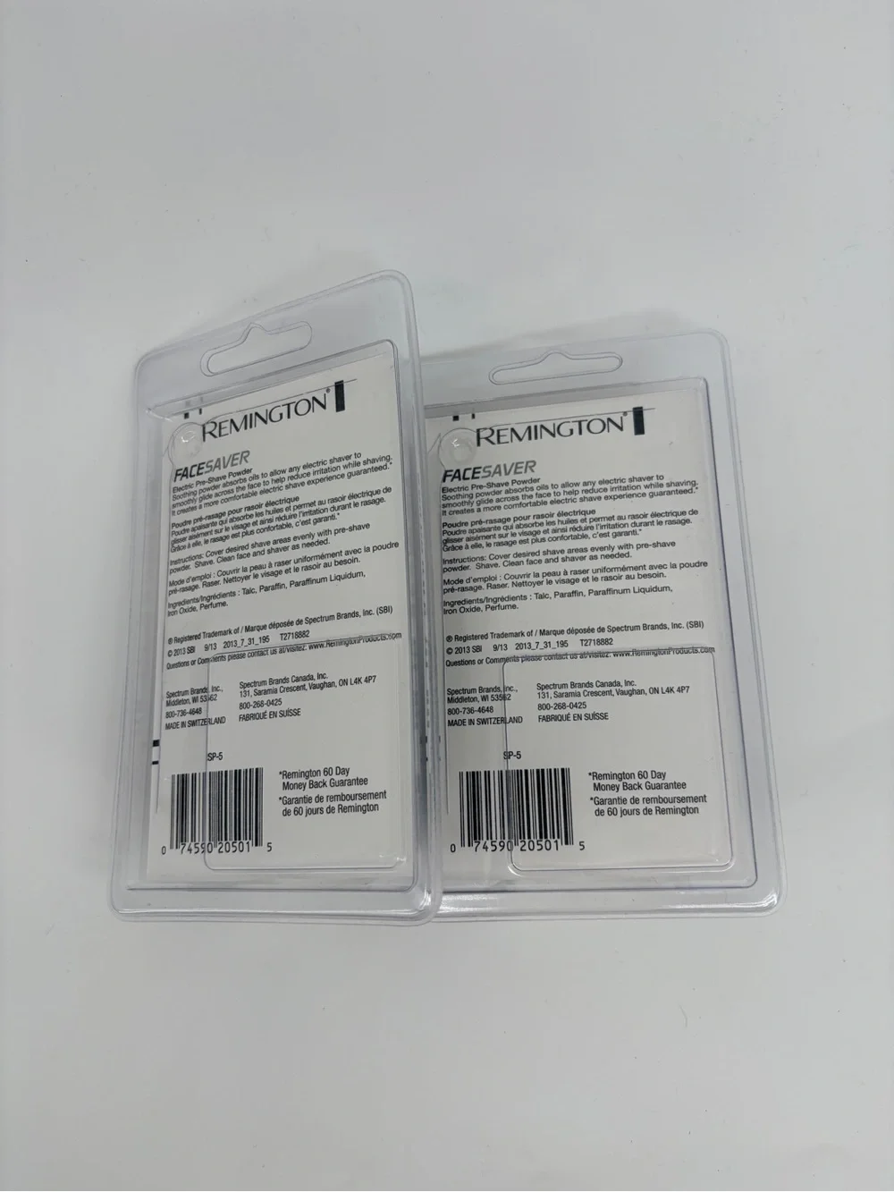 Remington Electric Pre-Shave Powder - Blue Label (2 Pack)